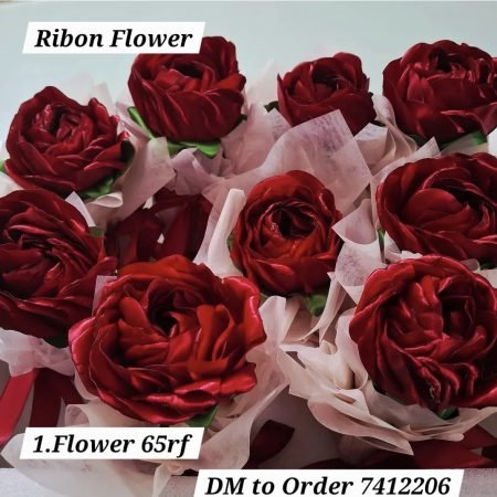Single Red Ribbon Rose