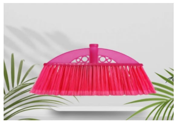 Floor Broom (With Wooden Handle)