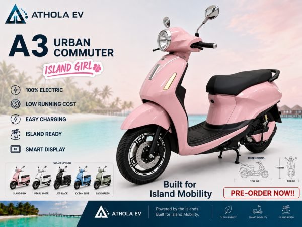 A3 Commuter Electric Bike (Island Girl Edition)